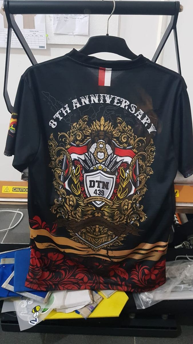 Jersey printing sublim desain anniversary full print