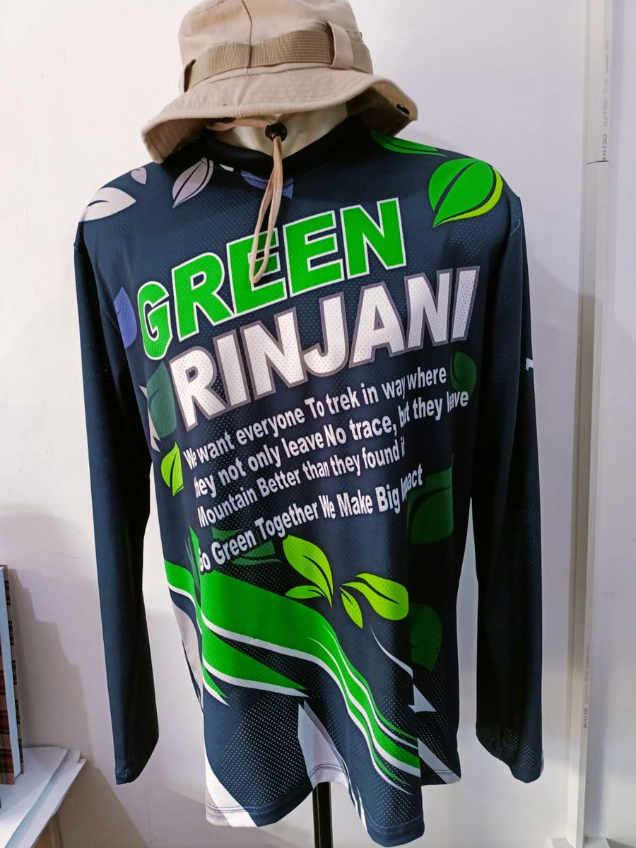Jersey lengan panjang printing sublim komunitas pendaki